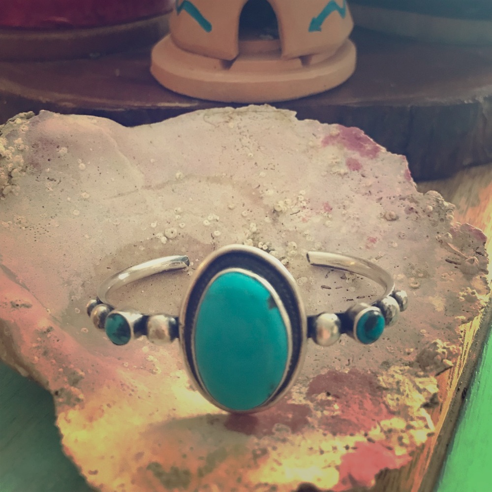 Turquoise Silver Bracelet